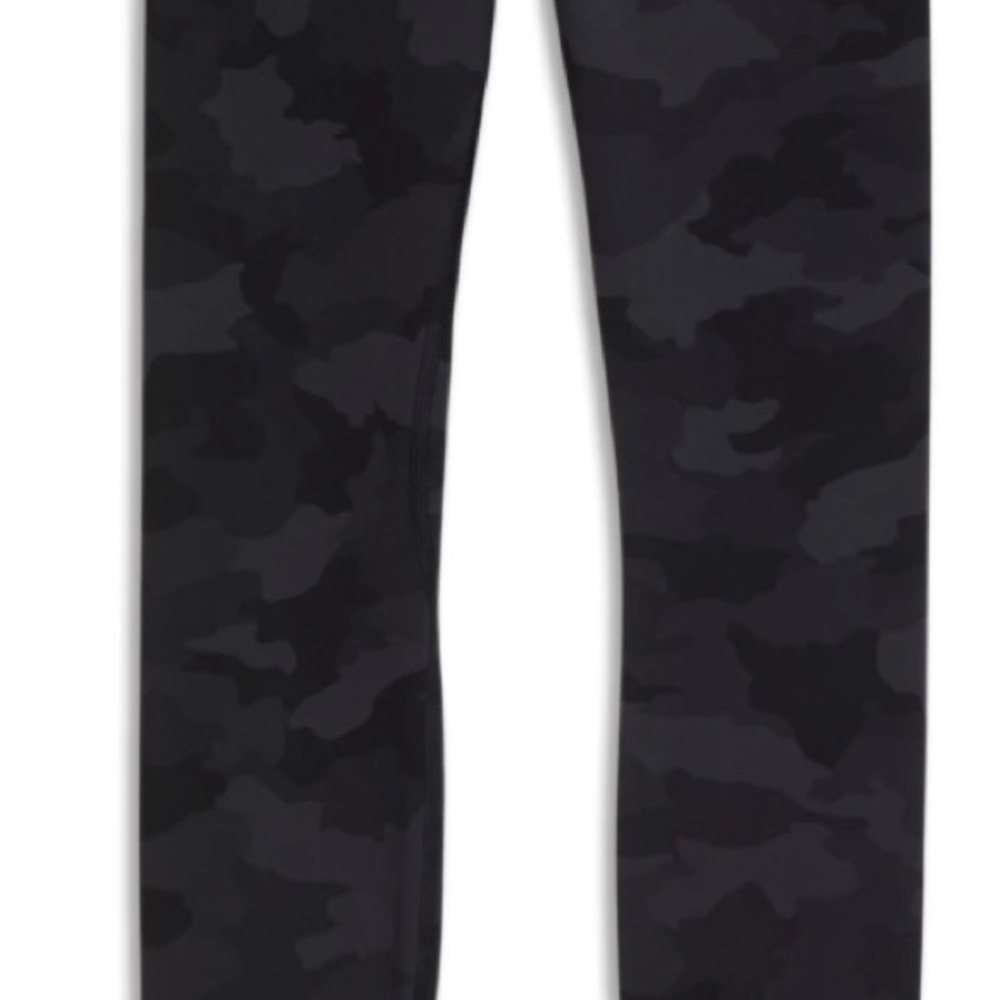 Lululemon Camo Print Leggings 28” High Rise
